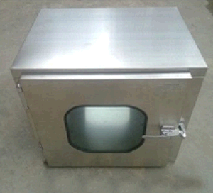 全不銹鋼傳遞窗局部特寫