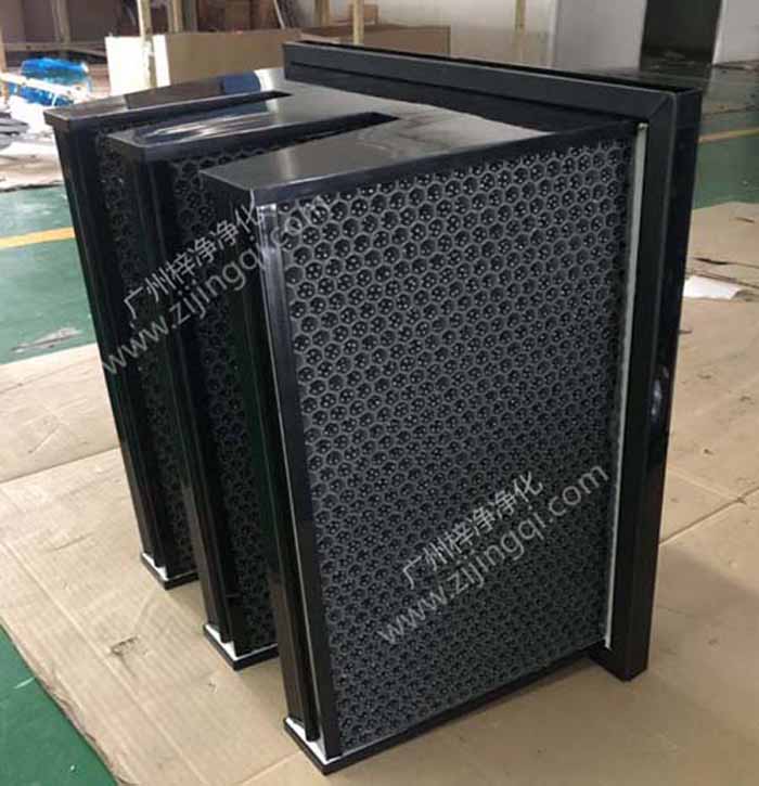 組合式活性炭過濾器產品側面圖 組合式活性炭過濾器產品側面圖